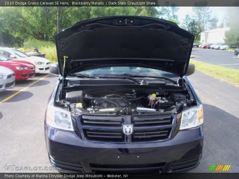 Blackberry Metallic / Dark Slate Gray/Light Shale 2010 Dodge Grand Caravan SE Hero