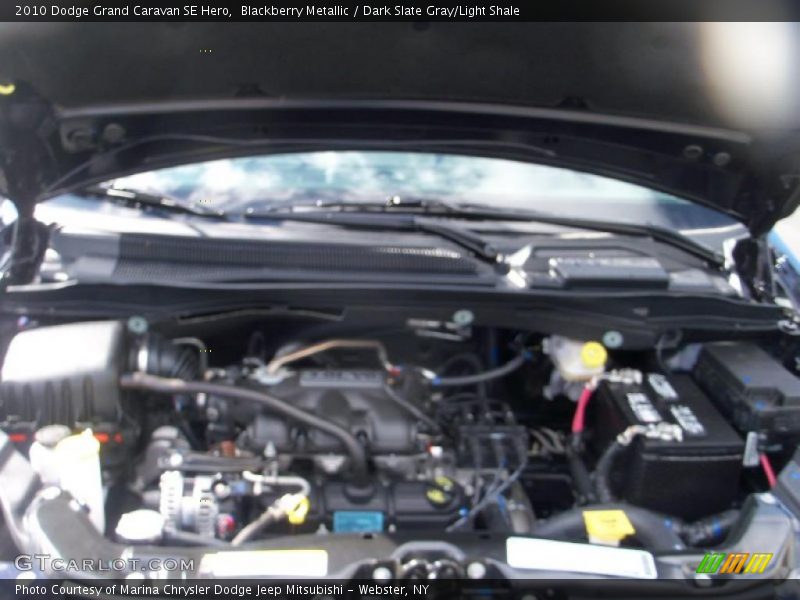Blackberry Metallic / Dark Slate Gray/Light Shale 2010 Dodge Grand Caravan SE Hero
