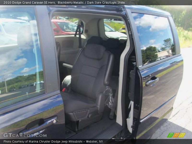 Blackberry Metallic / Dark Slate Gray/Light Shale 2010 Dodge Grand Caravan SE Hero
