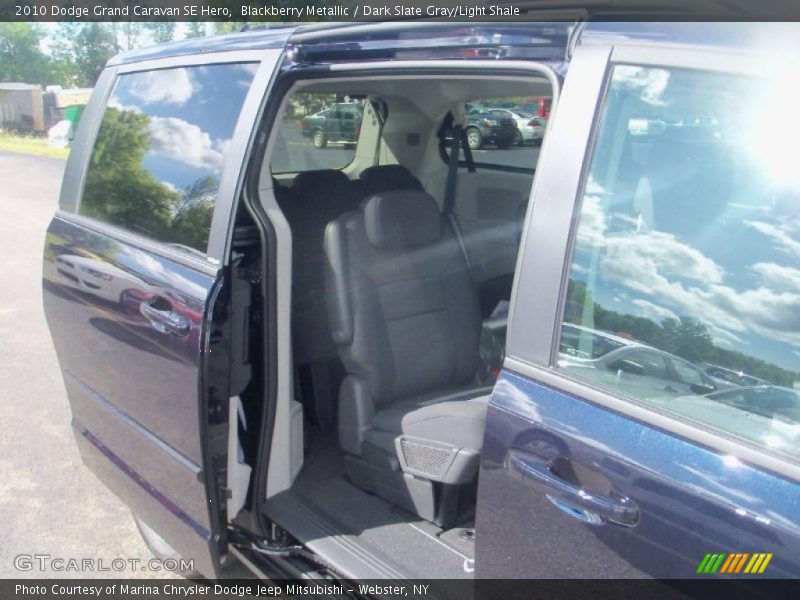 Blackberry Metallic / Dark Slate Gray/Light Shale 2010 Dodge Grand Caravan SE Hero