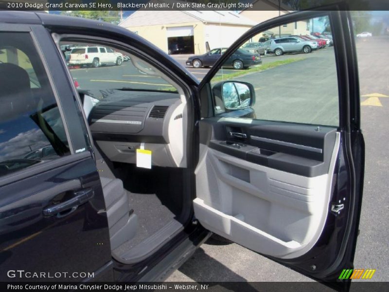 Blackberry Metallic / Dark Slate Gray/Light Shale 2010 Dodge Grand Caravan SE Hero