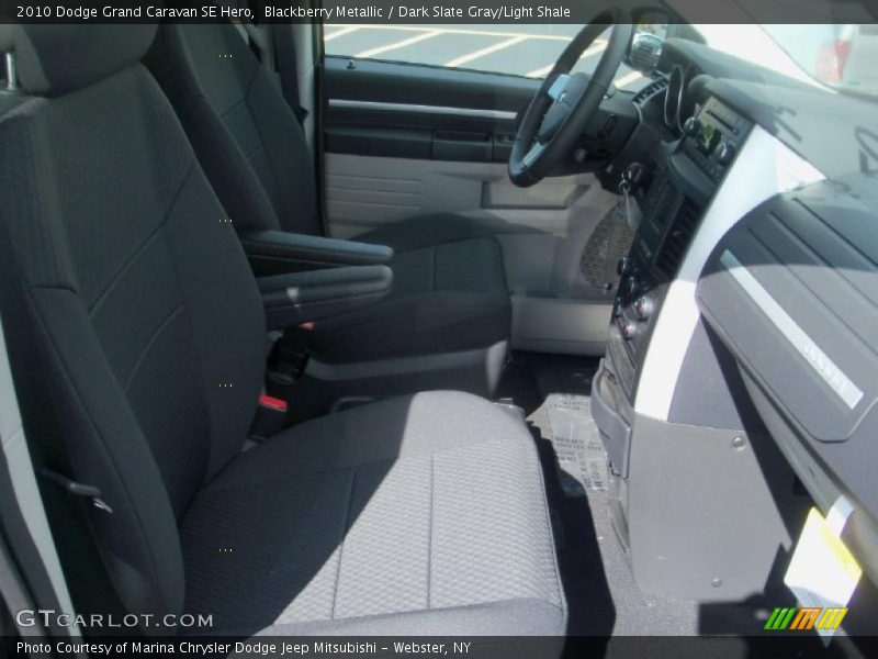 Blackberry Metallic / Dark Slate Gray/Light Shale 2010 Dodge Grand Caravan SE Hero