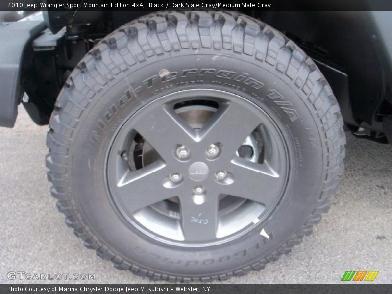 Black / Dark Slate Gray/Medium Slate Gray 2010 Jeep Wrangler Sport Mountain Edition 4x4
