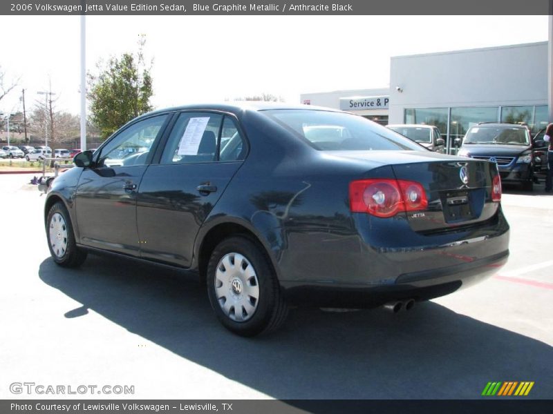Blue Graphite Metallic / Anthracite Black 2006 Volkswagen Jetta Value Edition Sedan