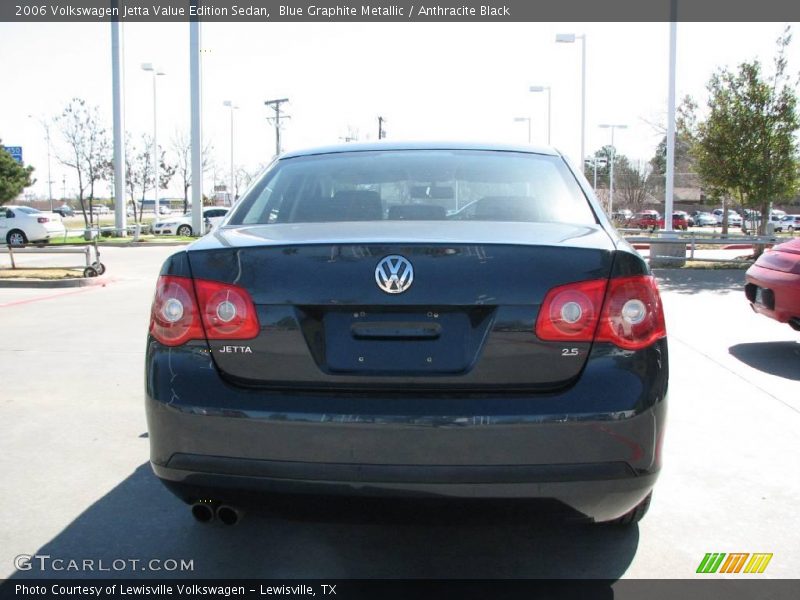 Blue Graphite Metallic / Anthracite Black 2006 Volkswagen Jetta Value Edition Sedan