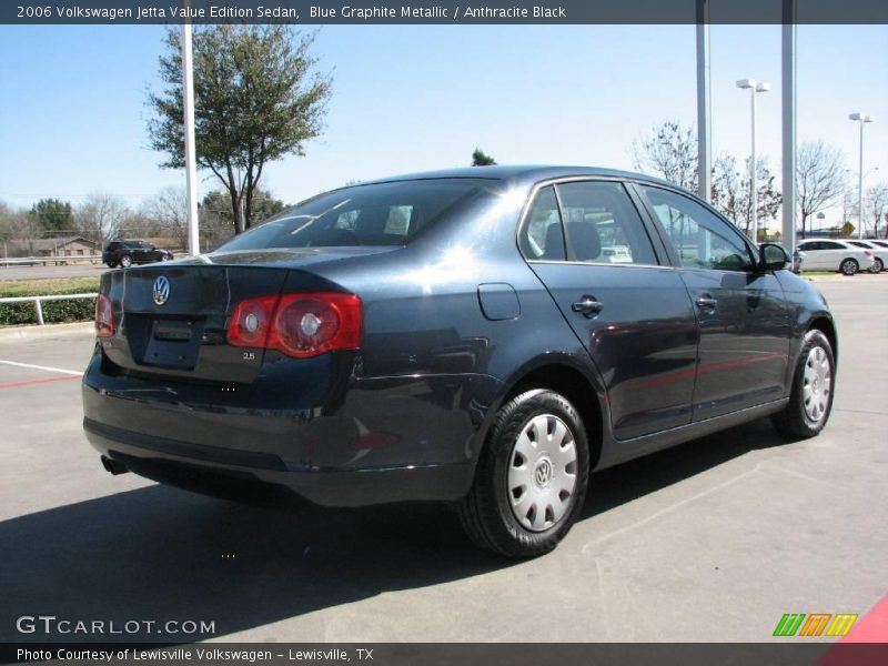 Blue Graphite Metallic / Anthracite Black 2006 Volkswagen Jetta Value Edition Sedan