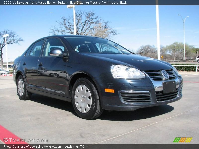 Blue Graphite Metallic / Anthracite Black 2006 Volkswagen Jetta Value Edition Sedan