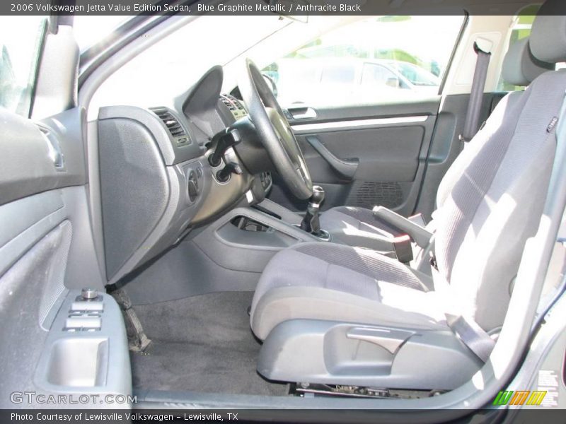 Blue Graphite Metallic / Anthracite Black 2006 Volkswagen Jetta Value Edition Sedan