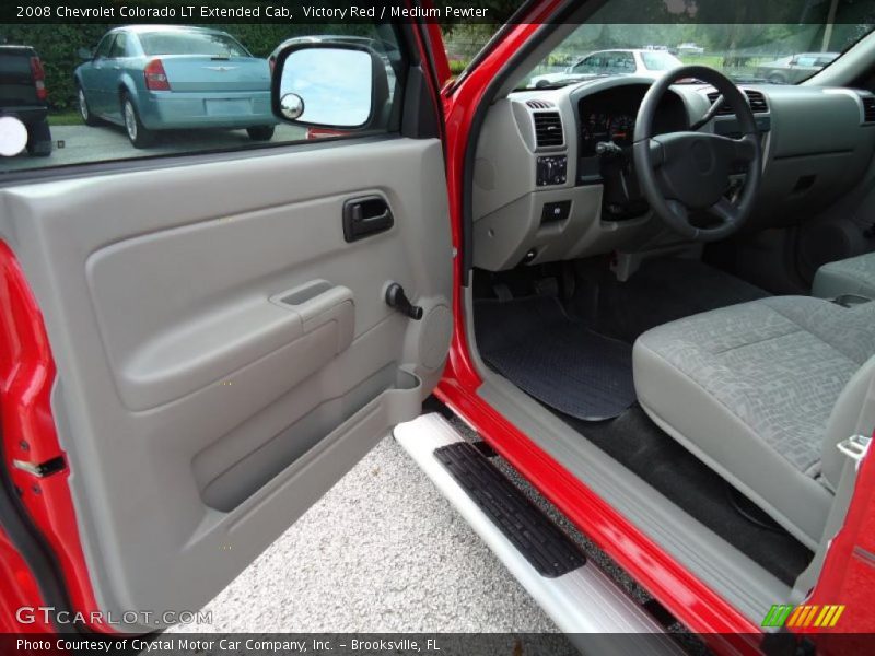 Victory Red / Medium Pewter 2008 Chevrolet Colorado LT Extended Cab