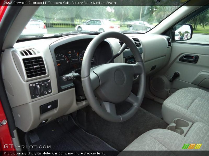 Victory Red / Medium Pewter 2008 Chevrolet Colorado LT Extended Cab