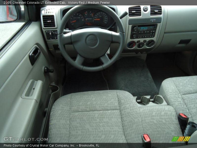 Victory Red / Medium Pewter 2008 Chevrolet Colorado LT Extended Cab