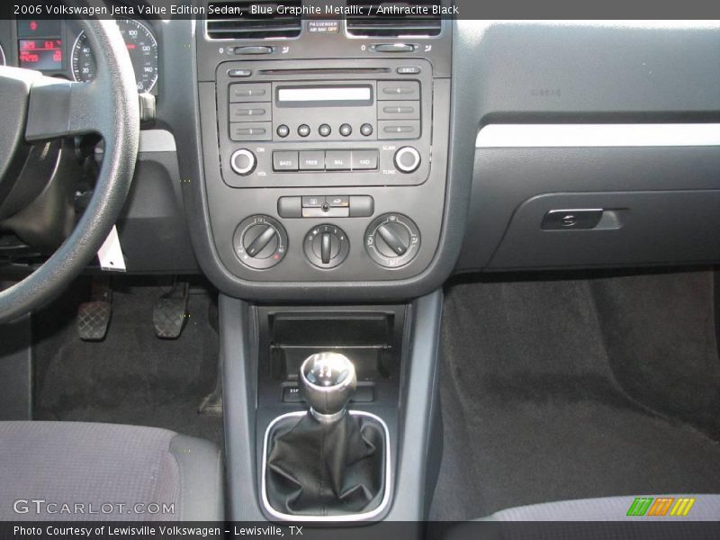 Blue Graphite Metallic / Anthracite Black 2006 Volkswagen Jetta Value Edition Sedan