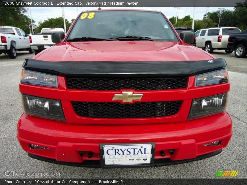 Victory Red / Medium Pewter 2008 Chevrolet Colorado LT Extended Cab