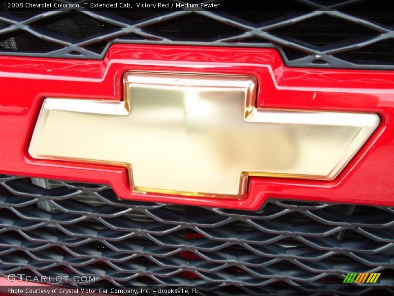 Victory Red / Medium Pewter 2008 Chevrolet Colorado LT Extended Cab