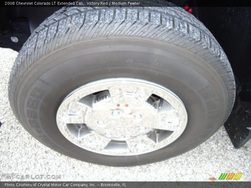 Victory Red / Medium Pewter 2008 Chevrolet Colorado LT Extended Cab