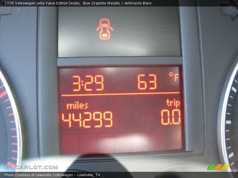 Blue Graphite Metallic / Anthracite Black 2006 Volkswagen Jetta Value Edition Sedan