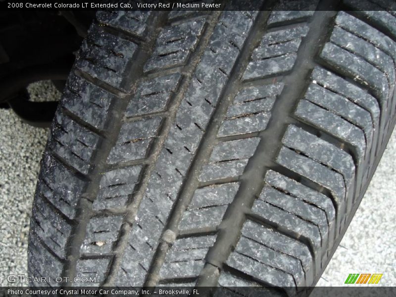 Victory Red / Medium Pewter 2008 Chevrolet Colorado LT Extended Cab