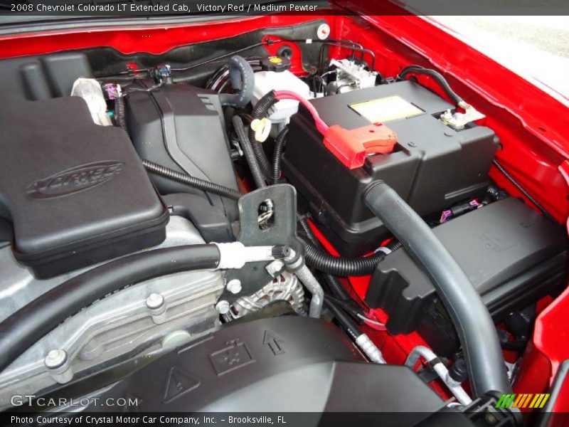 Victory Red / Medium Pewter 2008 Chevrolet Colorado LT Extended Cab