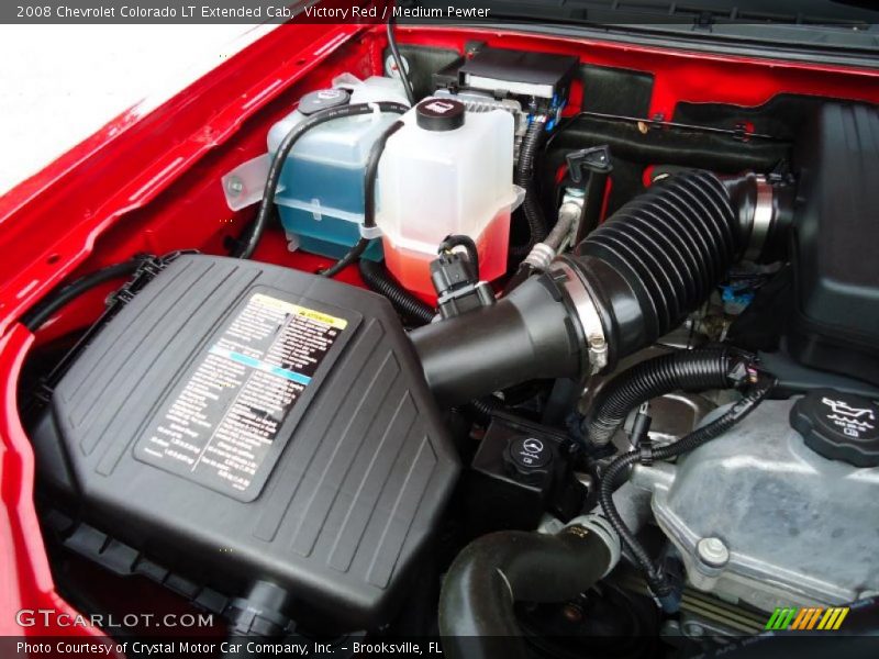 Victory Red / Medium Pewter 2008 Chevrolet Colorado LT Extended Cab