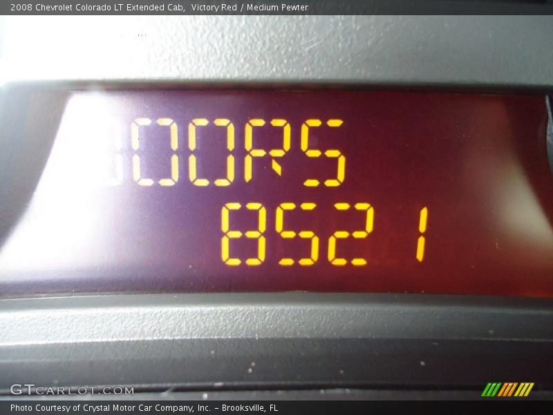 Victory Red / Medium Pewter 2008 Chevrolet Colorado LT Extended Cab