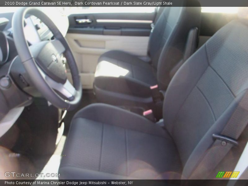 Dark Cordovan Pearlcoat / Dark Slate Gray/Light Shale 2010 Dodge Grand Caravan SE Hero