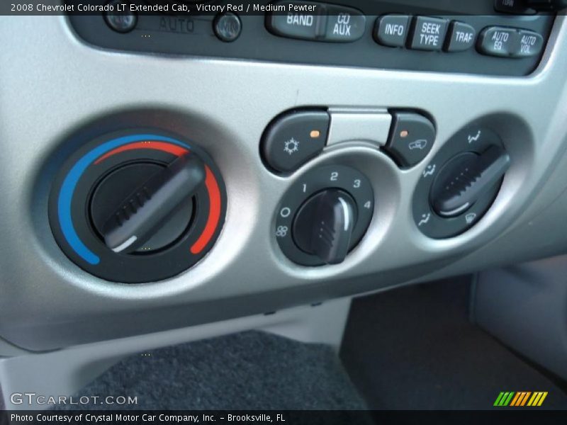 Victory Red / Medium Pewter 2008 Chevrolet Colorado LT Extended Cab