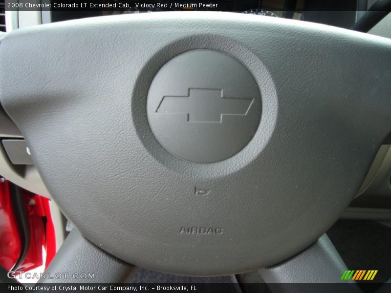 Victory Red / Medium Pewter 2008 Chevrolet Colorado LT Extended Cab