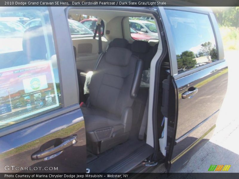 Dark Cordovan Pearlcoat / Dark Slate Gray/Light Shale 2010 Dodge Grand Caravan SE Hero