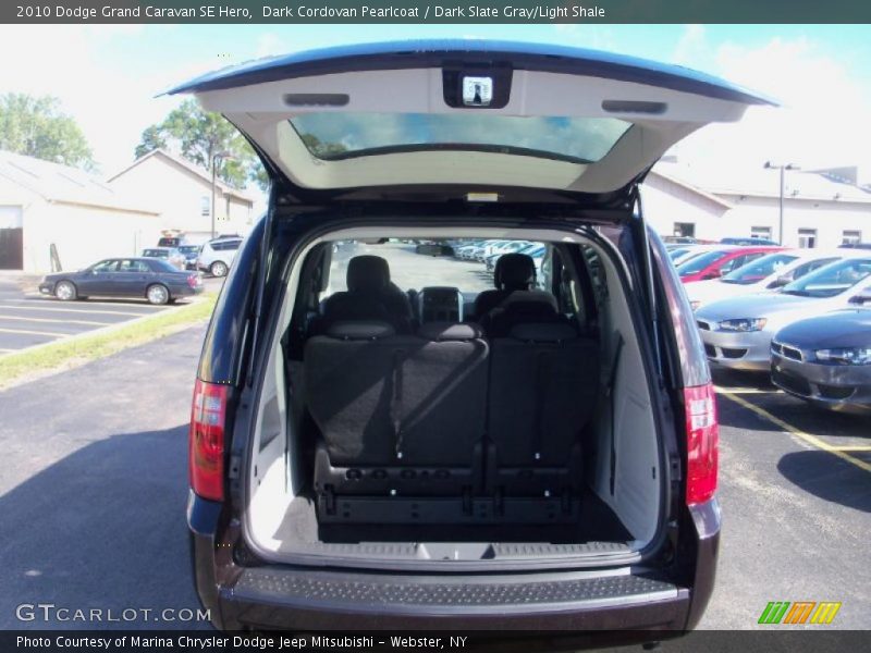 Dark Cordovan Pearlcoat / Dark Slate Gray/Light Shale 2010 Dodge Grand Caravan SE Hero