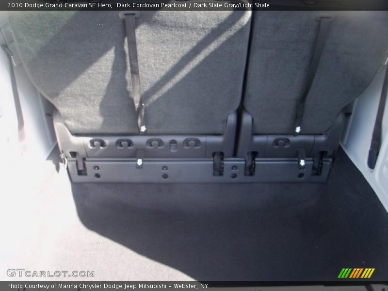 Dark Cordovan Pearlcoat / Dark Slate Gray/Light Shale 2010 Dodge Grand Caravan SE Hero