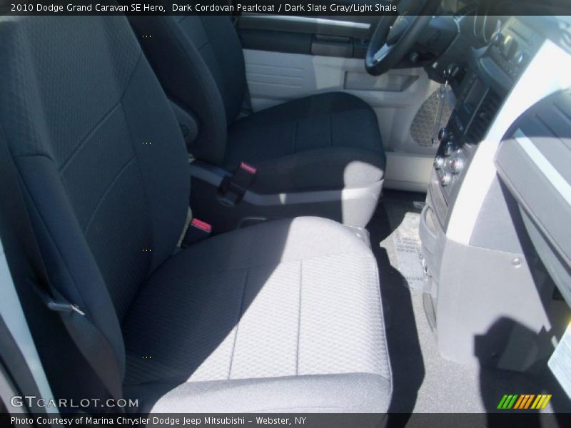 Dark Cordovan Pearlcoat / Dark Slate Gray/Light Shale 2010 Dodge Grand Caravan SE Hero