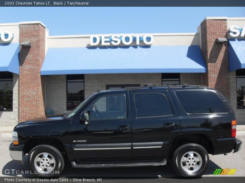 Black / Tan/Neutral 2003 Chevrolet Tahoe LT