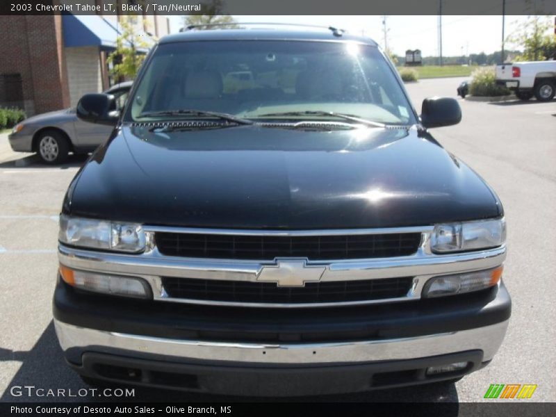 Black / Tan/Neutral 2003 Chevrolet Tahoe LT