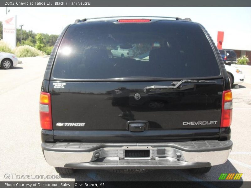 Black / Tan/Neutral 2003 Chevrolet Tahoe LT