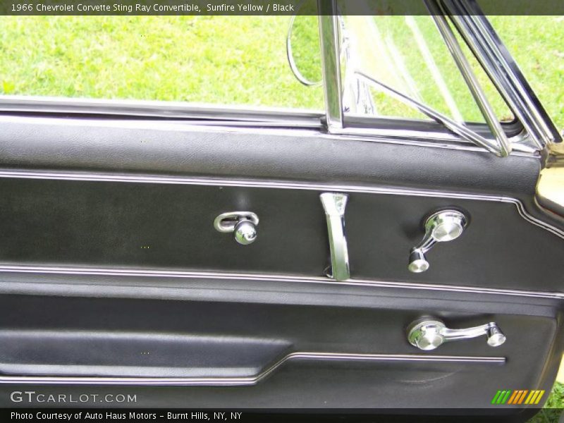 Sunfire Yellow / Black 1966 Chevrolet Corvette Sting Ray Convertible