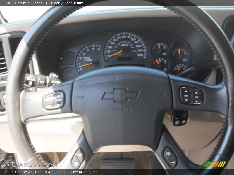 Black / Tan/Neutral 2003 Chevrolet Tahoe LT