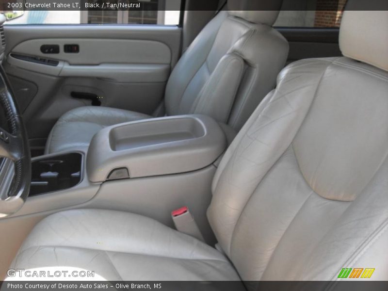 Black / Tan/Neutral 2003 Chevrolet Tahoe LT