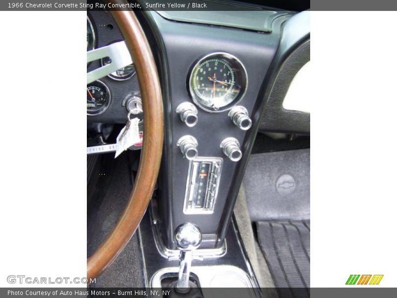 Sunfire Yellow / Black 1966 Chevrolet Corvette Sting Ray Convertible