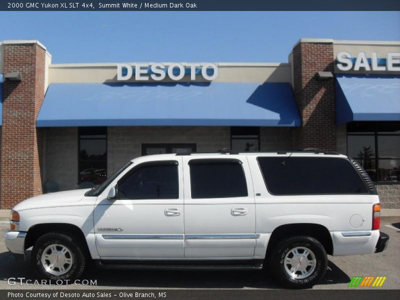Summit White / Medium Dark Oak 2000 GMC Yukon XL SLT 4x4