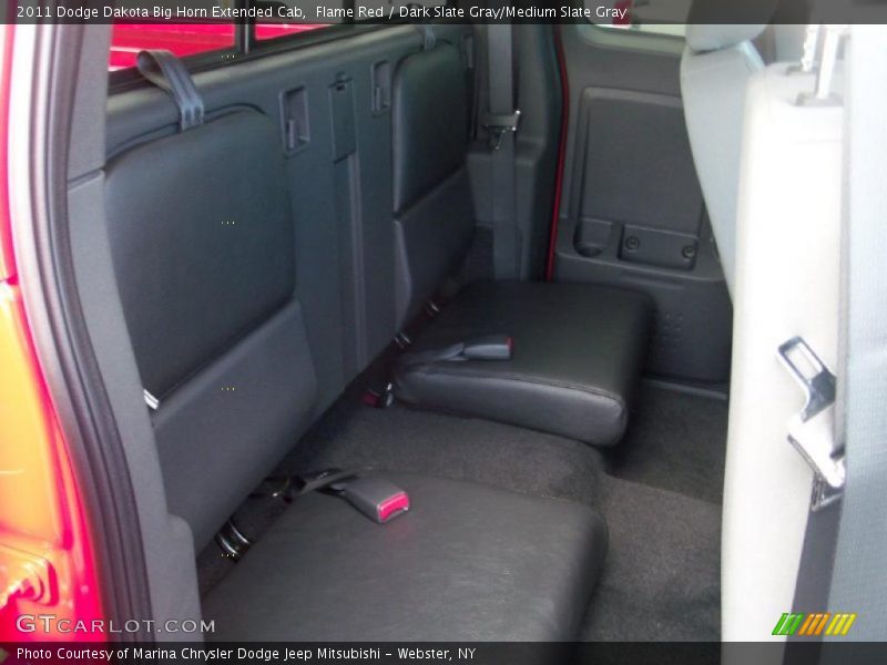 Flame Red / Dark Slate Gray/Medium Slate Gray 2011 Dodge Dakota Big Horn Extended Cab