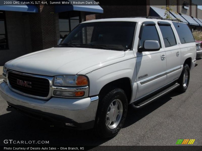 Summit White / Medium Dark Oak 2000 GMC Yukon XL SLT 4x4