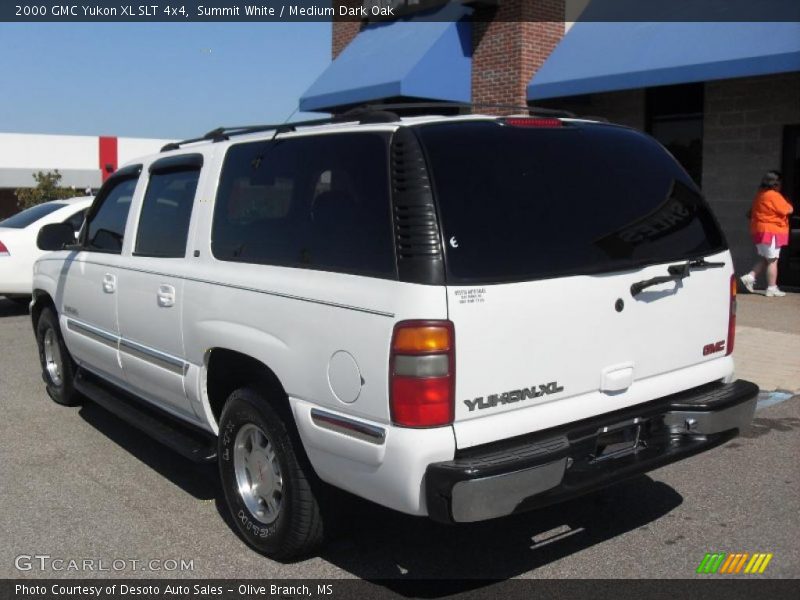 Summit White / Medium Dark Oak 2000 GMC Yukon XL SLT 4x4
