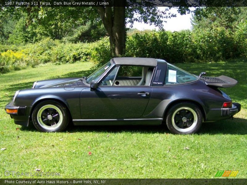  1987 911 Targa Dark Blue Grey Metallic