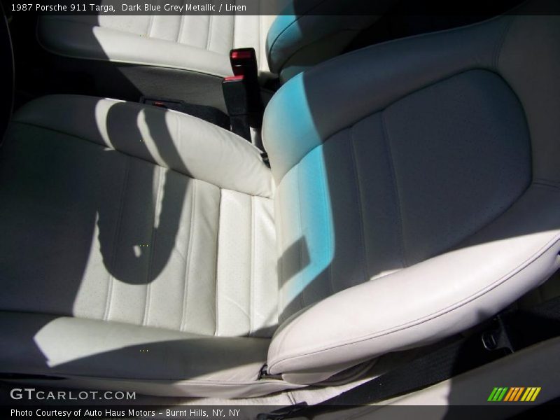 Dark Blue Grey Metallic / Linen 1987 Porsche 911 Targa