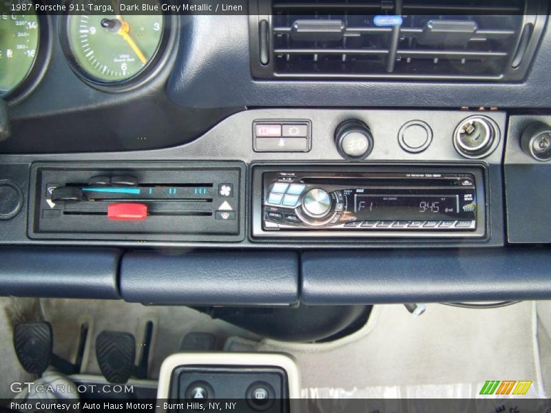 Controls of 1987 911 Targa