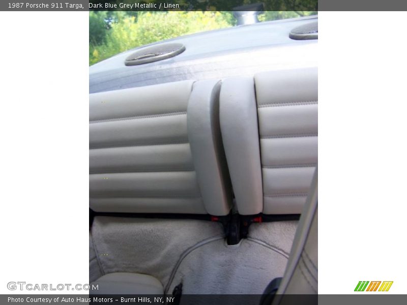 Dark Blue Grey Metallic / Linen 1987 Porsche 911 Targa