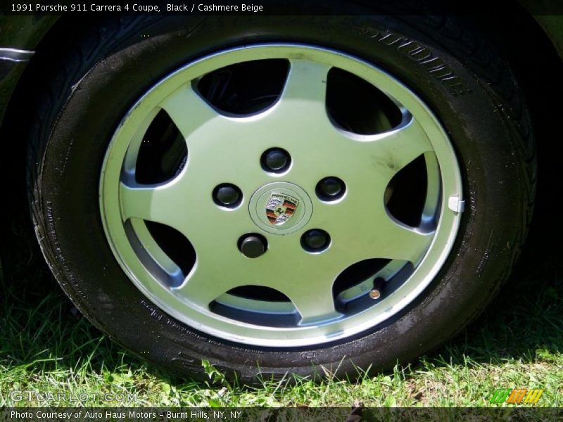 Black / Cashmere Beige 1991 Porsche 911 Carrera 4 Coupe