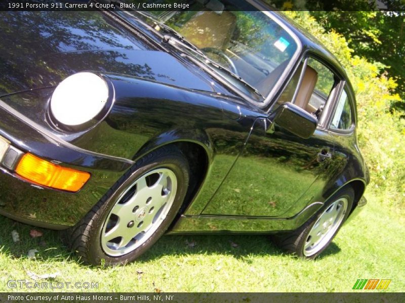 Black / Cashmere Beige 1991 Porsche 911 Carrera 4 Coupe