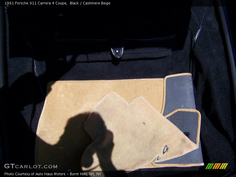 Black / Cashmere Beige 1991 Porsche 911 Carrera 4 Coupe