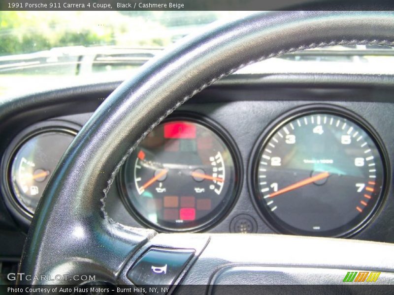 Black / Cashmere Beige 1991 Porsche 911 Carrera 4 Coupe